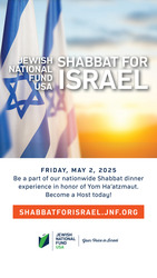 Shabbat for Israel Jewish National Fund-USA